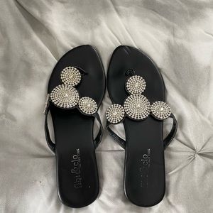 Jeweled sandals